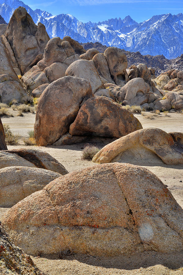 The Moonscape of the Alabama Hills Photograph by Ray Mathis