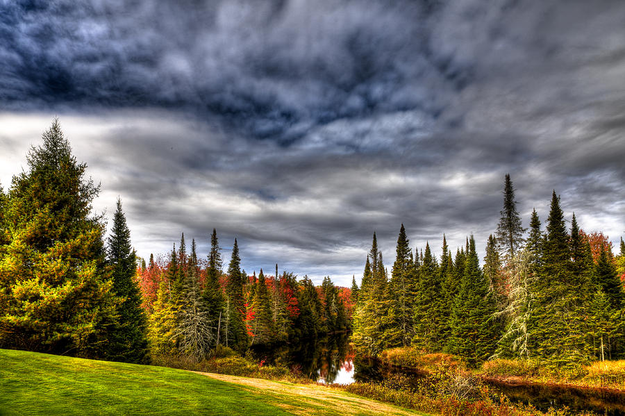 The Moose River at the Golf Course Photograph by David Patterson