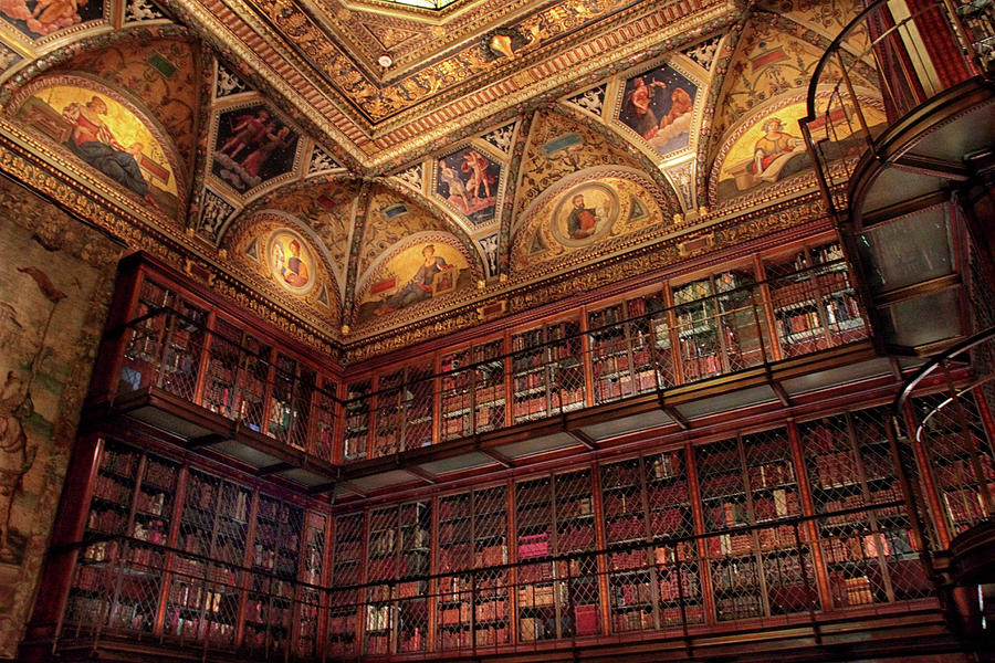Book Photograph - The Morgan Library by Jessica Jenney