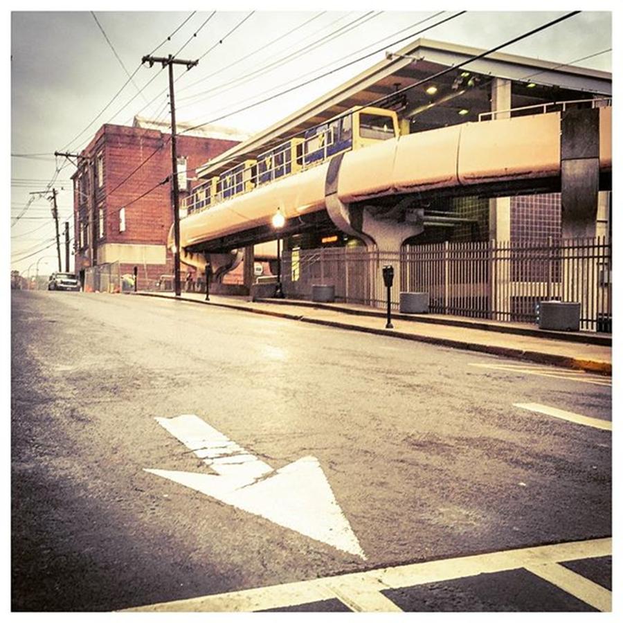 Architecture Photograph - The Morgantown Personal Rapid Transit by Alexis Fleisig