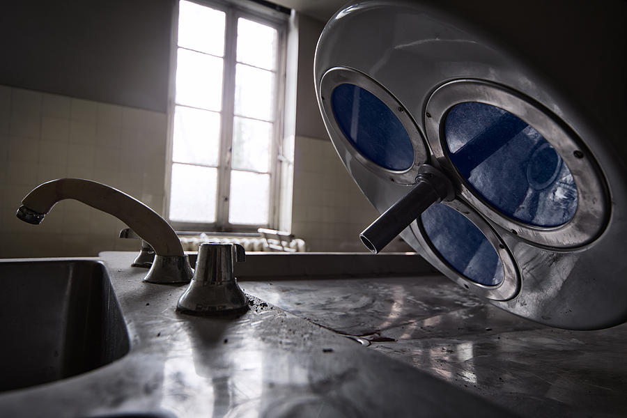 The Morgue Autopsy Room - Abandoned Hospital Photograph by Dirk Ercken