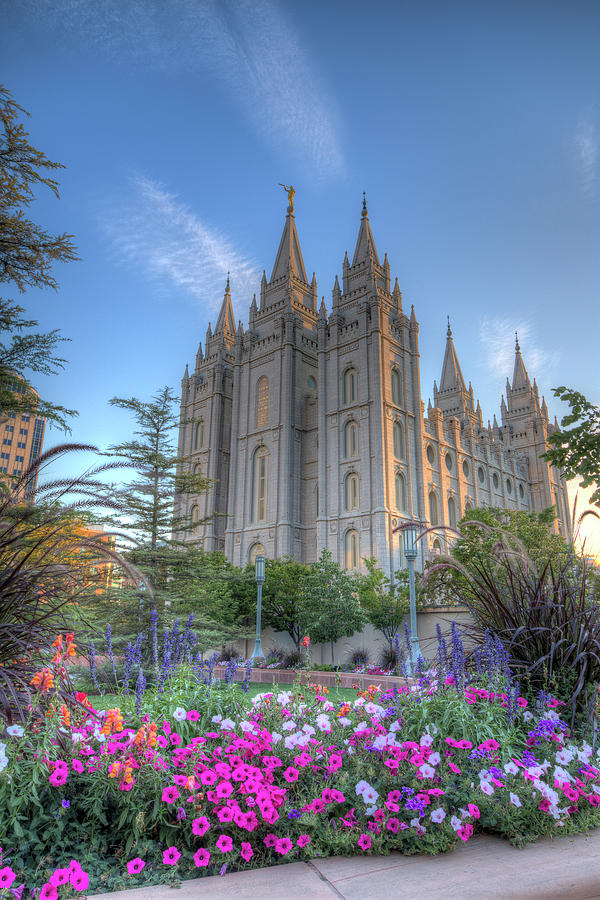 The Mormon Temple Photograph by Joan Escala-Usarralde