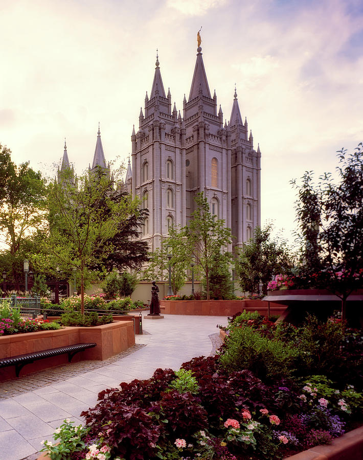 Salt Lake City Photograph - The Mormon Temple by Mountain Dreams