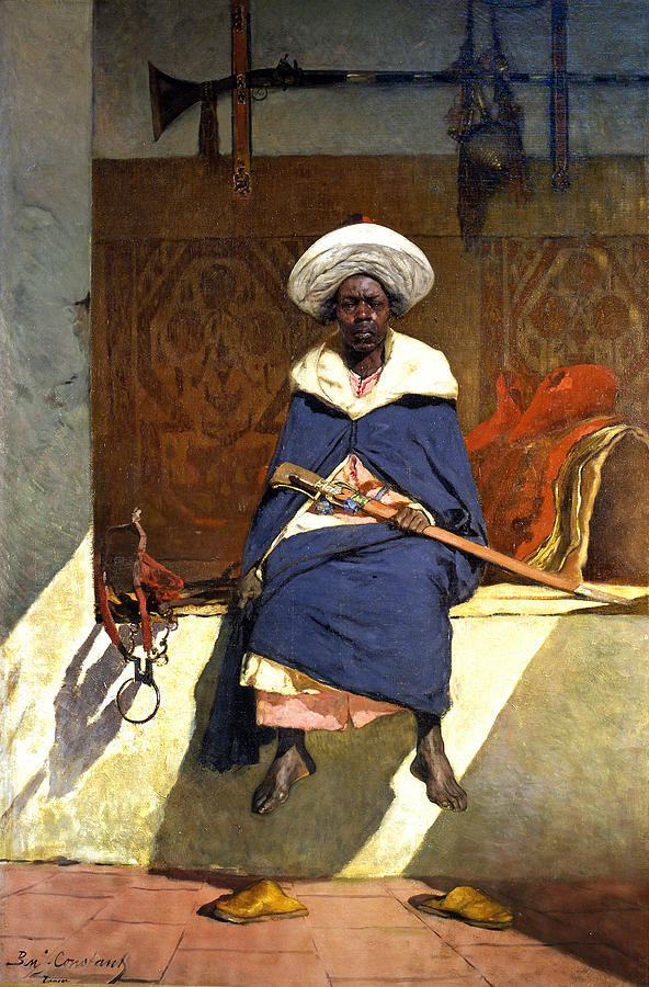 The Moroccan Caid Tahamy Painting by Jean-Joseph Benjamin-Constant
