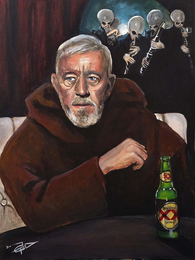 The Most Interesting Man in the Galaxy Painting by Tom Carlton