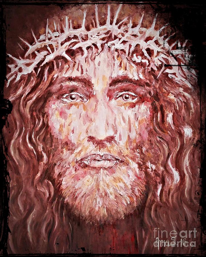 The Most Loved Jesus Christ Painting by Amalia Suruceanu