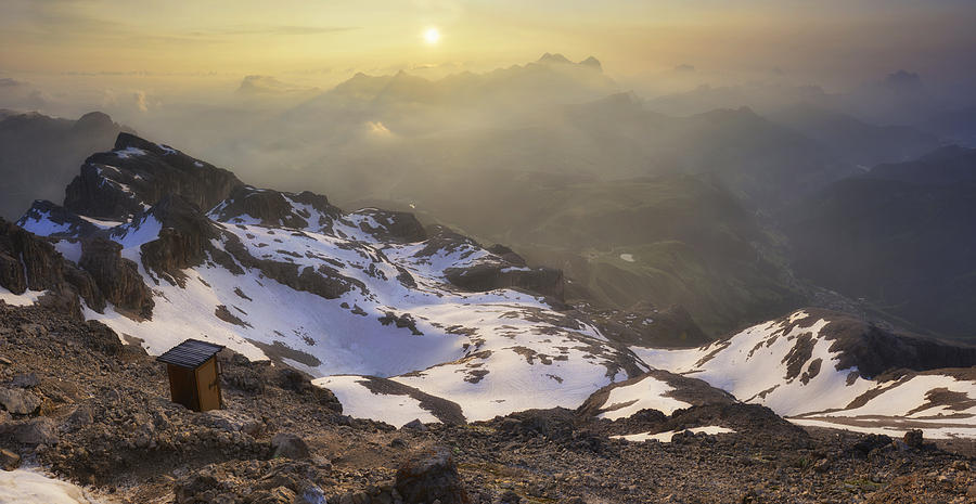 The Most Panoramic Wc In The World (3253 Mt High) Photograph by Andrea Auf Dem Brinke