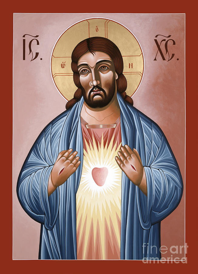 The Most Sacred Heart of Jesus 120 Painting by William Hart McNichols