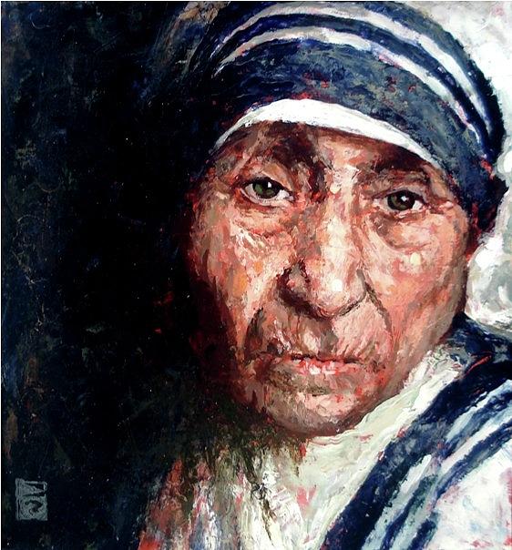 The mother-1 Painting by Tarak Mahadi - Fine Art America