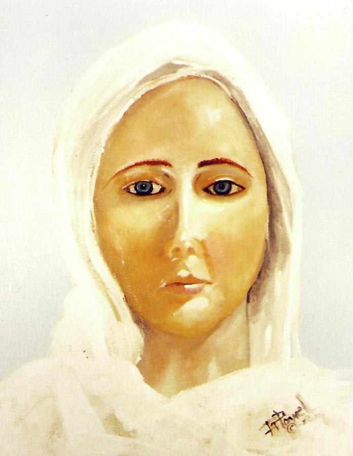 Portrait Painting - The Mother Mary by George Powell