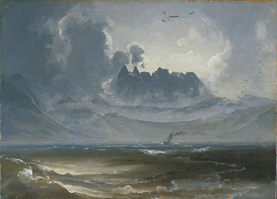 The Mountain Range Painting by Peder Balke