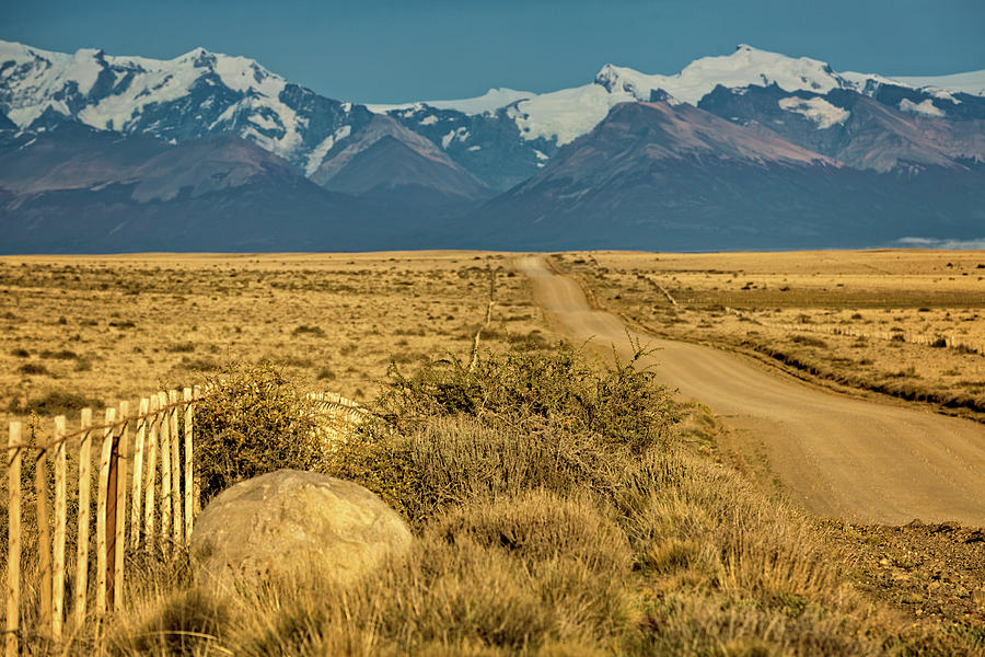 The mountains of Patagonia Photograph by Steven Upton