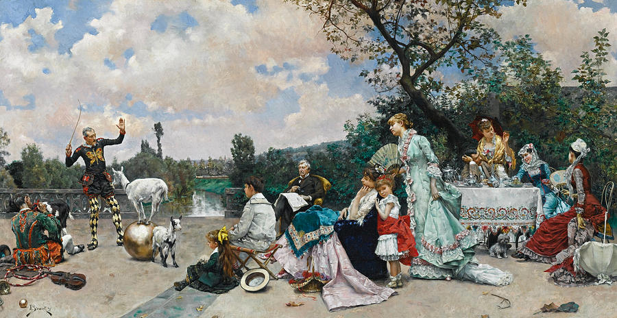 The Mountebank Painting by Julius LeBlanc Stewart The Mountebank Painting by Julius LeBlanc Stewart