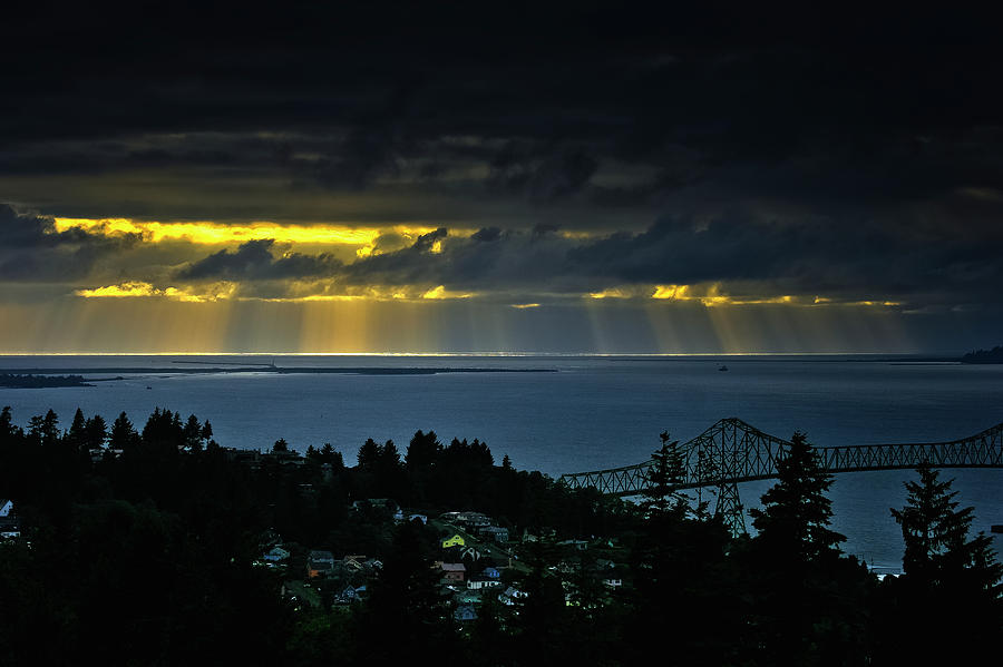 The Mouth of the Columbia River Photograph by Albert Seger