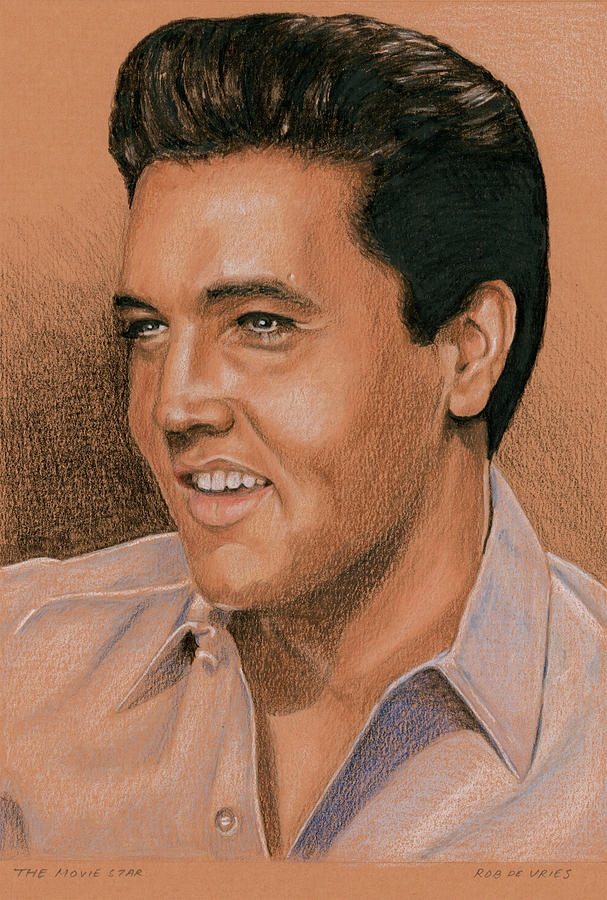The Movie Star Drawing by Rob De Vries