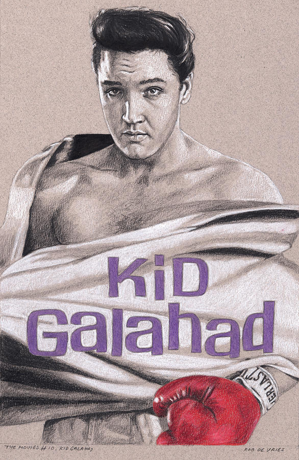 The Movies no.10, Kid Galahad Drawing by Rob De Vries
