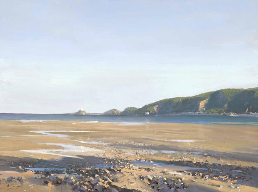 Landscape Painting - The Mumbles   Swansea by Richard Picton