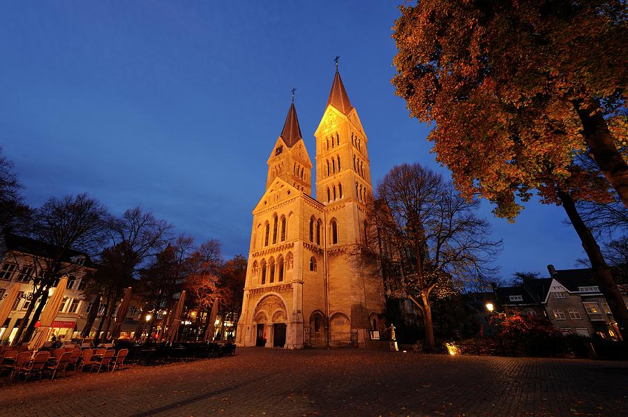 The Munsterkerk in Roermond in the evening 288 Photograph by Merijn Van der Vliet