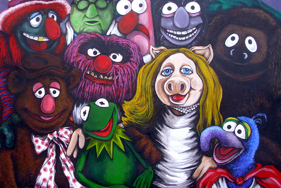 The Muppets Tribute Painting by Sam Hane
