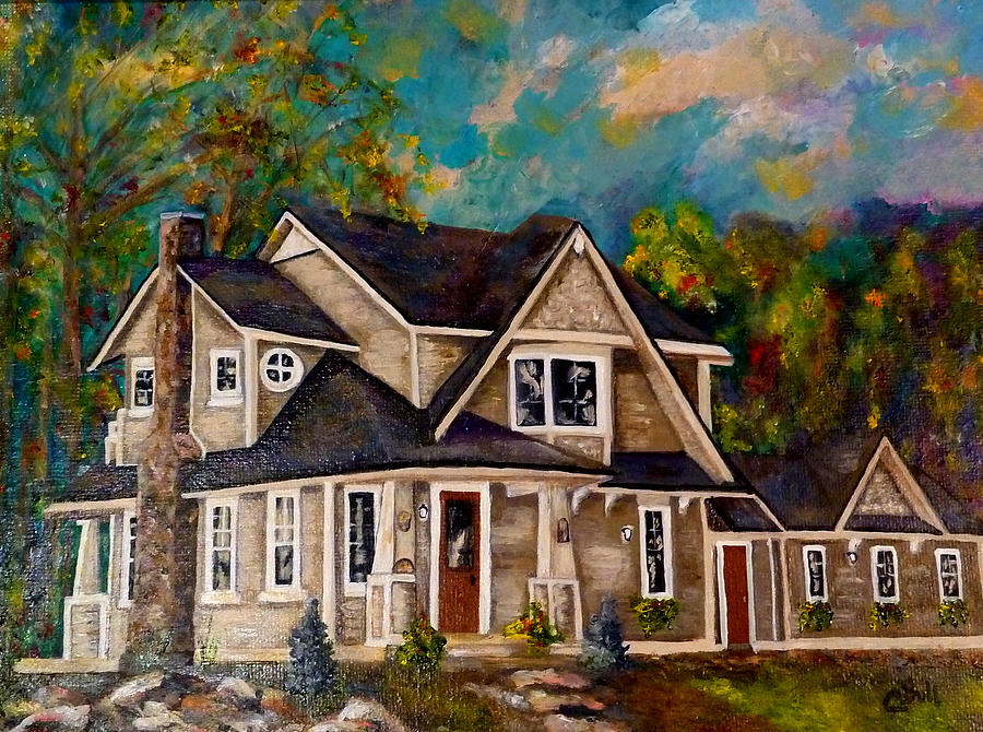The Murray House Painting by Claire Bull