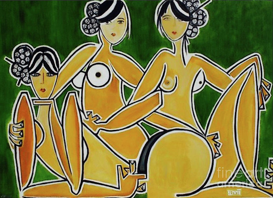 The Muses Of Picasso Painting
