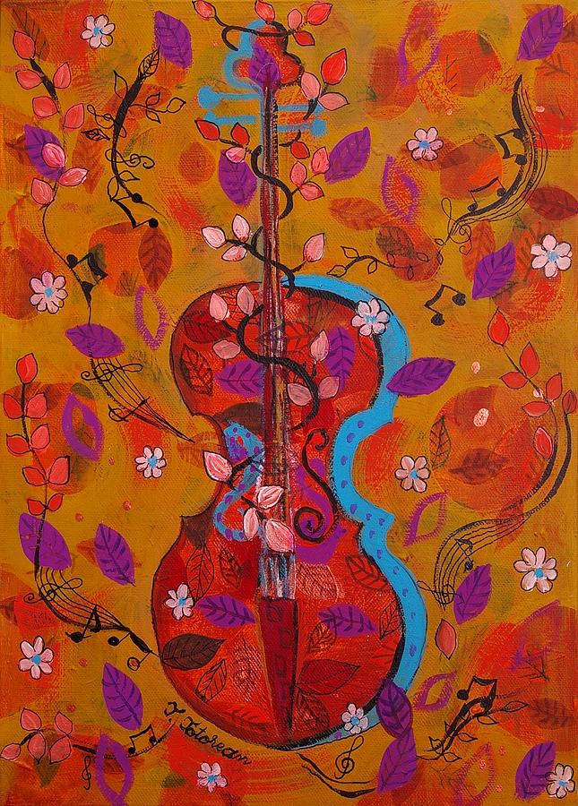 The Music of Nature Painting by Teodora Totorean