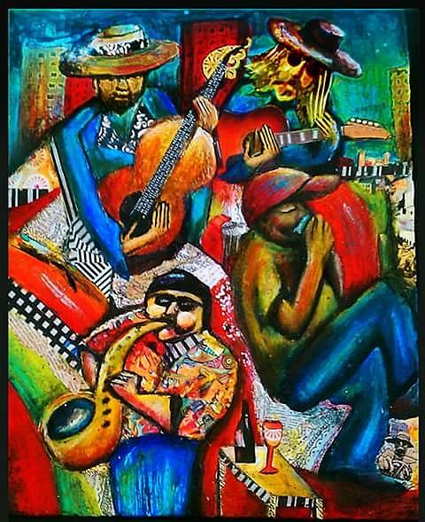 The music of Sealy Flats Mixed Media by Amy Lindemann The music of Sealy Flats Mixed Media by Amy Lindemann