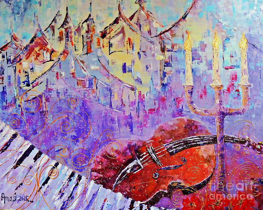 The Music of the Silence Painting by Amalia Suruceanu