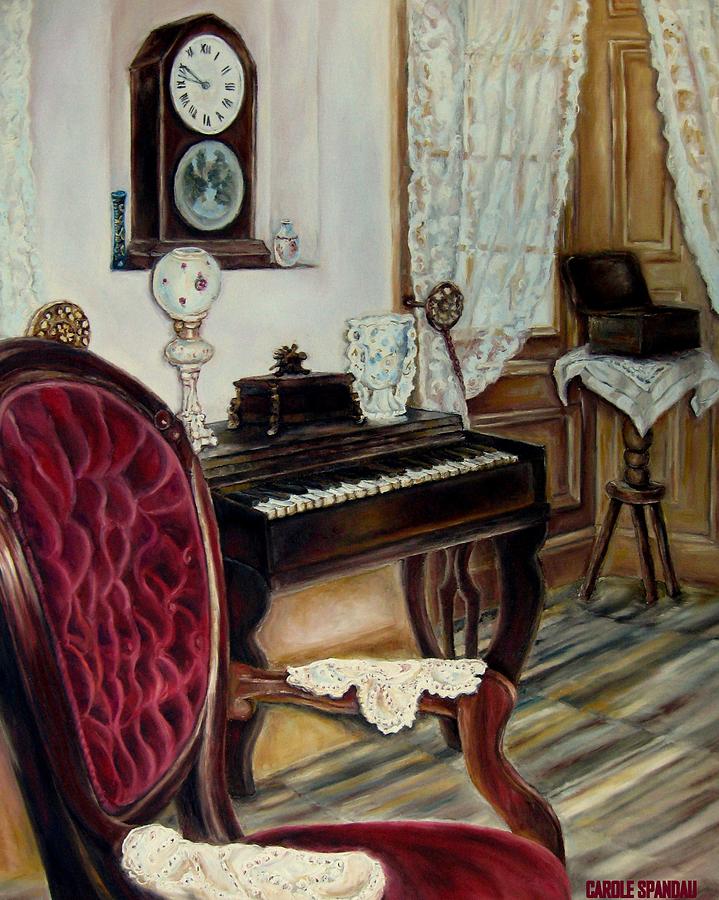The Music Room Painting by Carole Spandau
