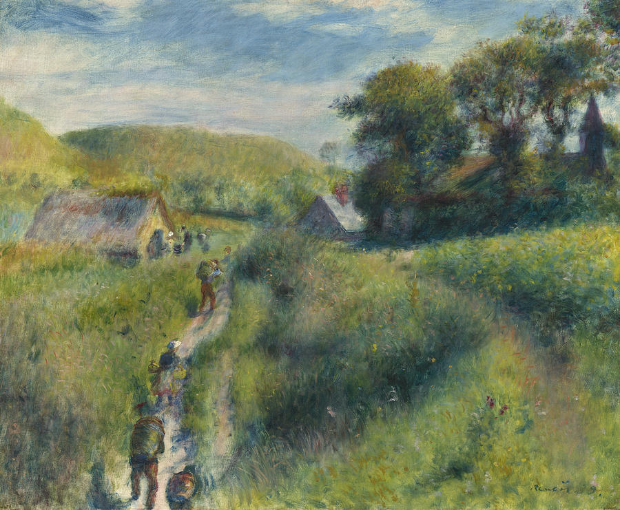 The Mussel Harvest Painting by Pierre Auguste Renoir