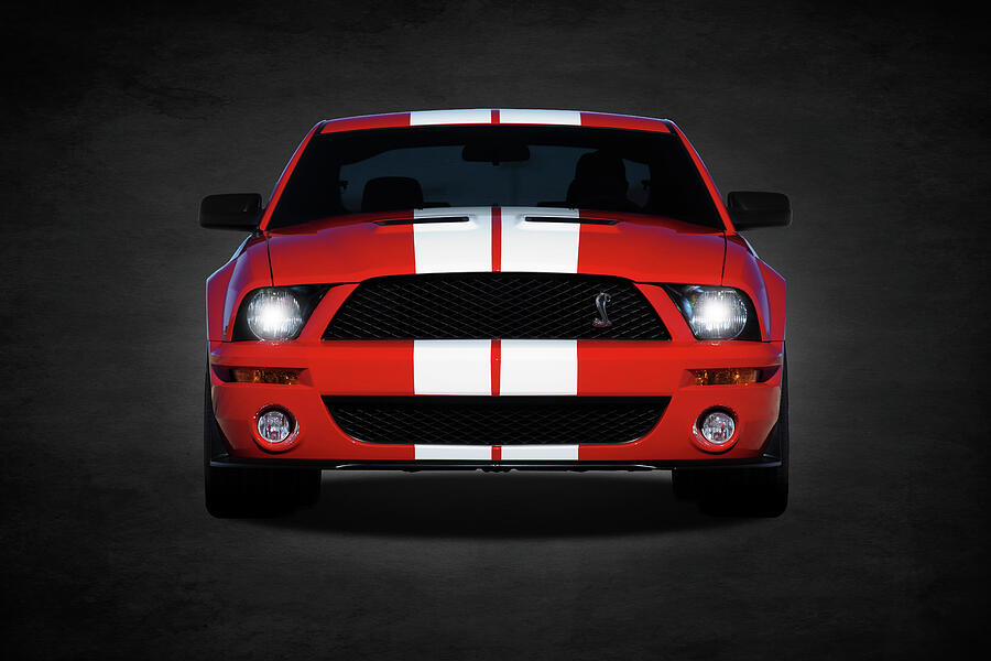 Car Photograph - The Mustang Shelby GT500 by Mark Rogan
