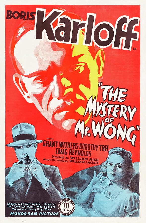 The Mystery Of Mr Wong 1939 Mixed Media by Mountain Dreams