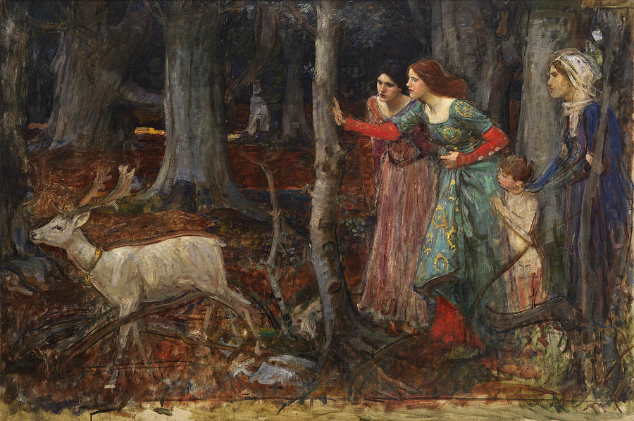 The Mystic Wood Painting by John William Waterhouse