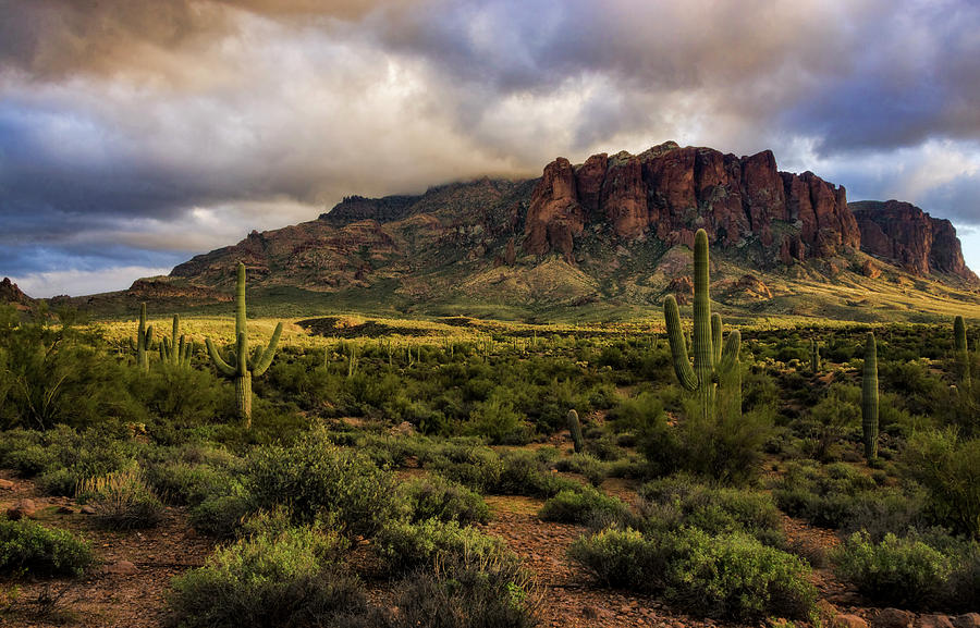 The Mystical Beauty of the Superstitions Photograph by Saija Lehtonen ...