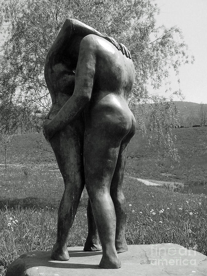 The Naked Embrace Photograph by Mafalda Cento