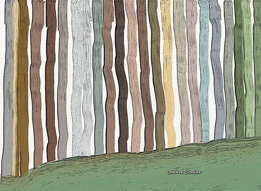 The Naked Forest Painting by Lenore Senior