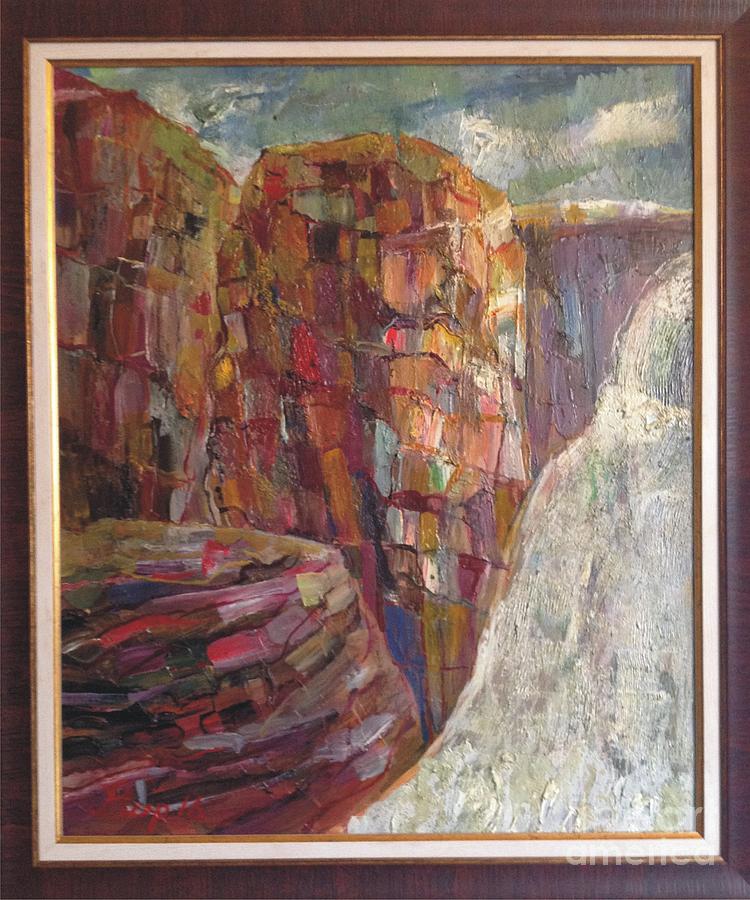 Abstract Painting - The Name Of Paradise Is Jermuk by Michael Mirijan Abstract Painting - The Name Of Paradise Is Jermuk by Michael Mirijan