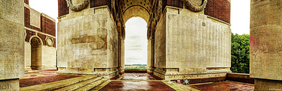The names of the lost at Thiepval - Vintage version Photograph by Weston Westmoreland