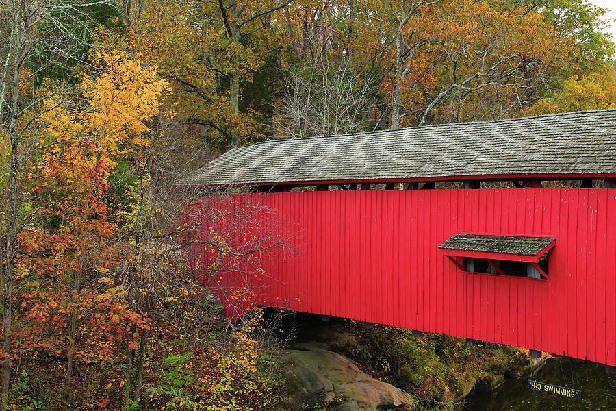 The Narrows Covered Bridge 2 Photograph by Greg Matchick | Fine Art America