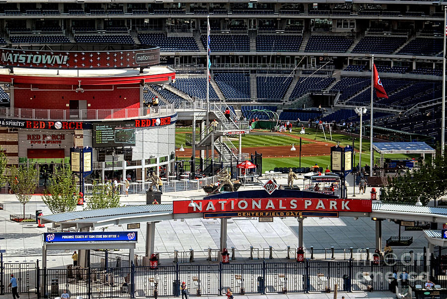 Architecture Photograph - The Nationals Park Stadium Opening by Walter Neal