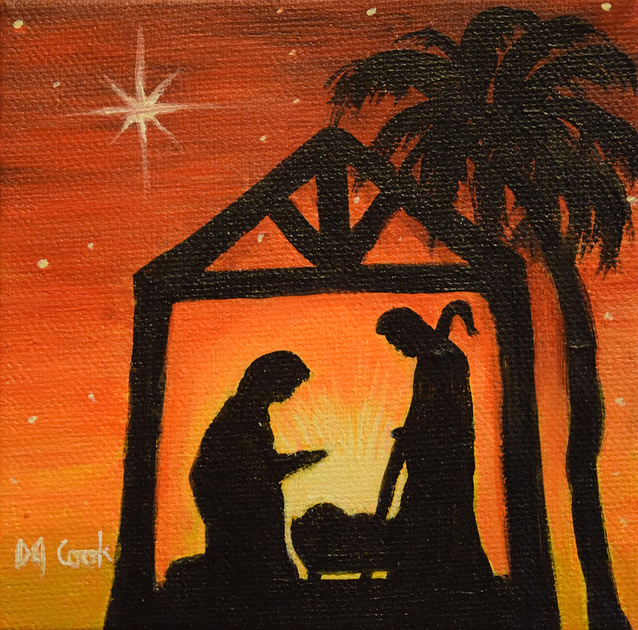 The Nativity Painting by Donna Cook - Fine Art America