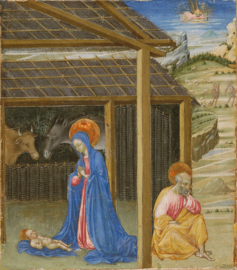 The Nativity Painting by Giovanni di Paolo