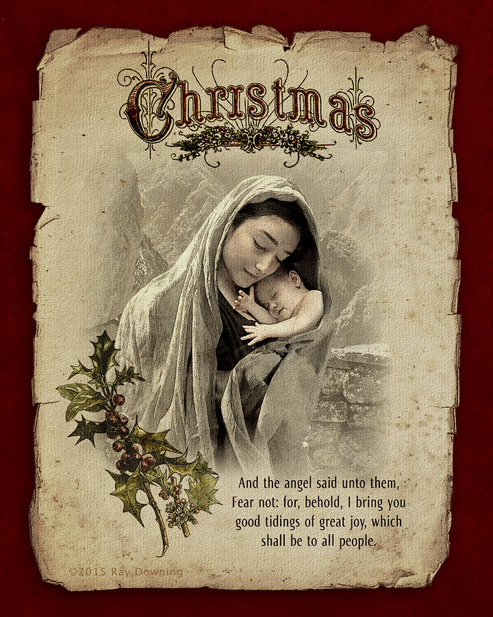 The Nativity Digital Art by Ray Downing