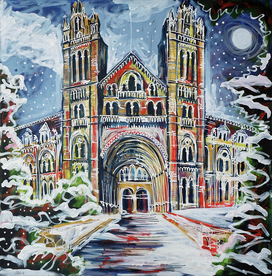 The Natural History Museum  Painting by Laura Hol