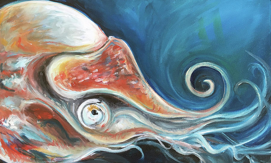 The Nautilus Painting by Ashley Martinez - Pixels