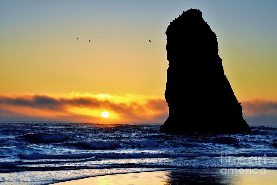 Scenery Photograph - The Needles at Cannon Beach by Scott Cameron