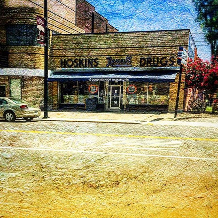 Scenery Photograph - The Neighborhood Pharmacy #historic by Yvonne Thomas
