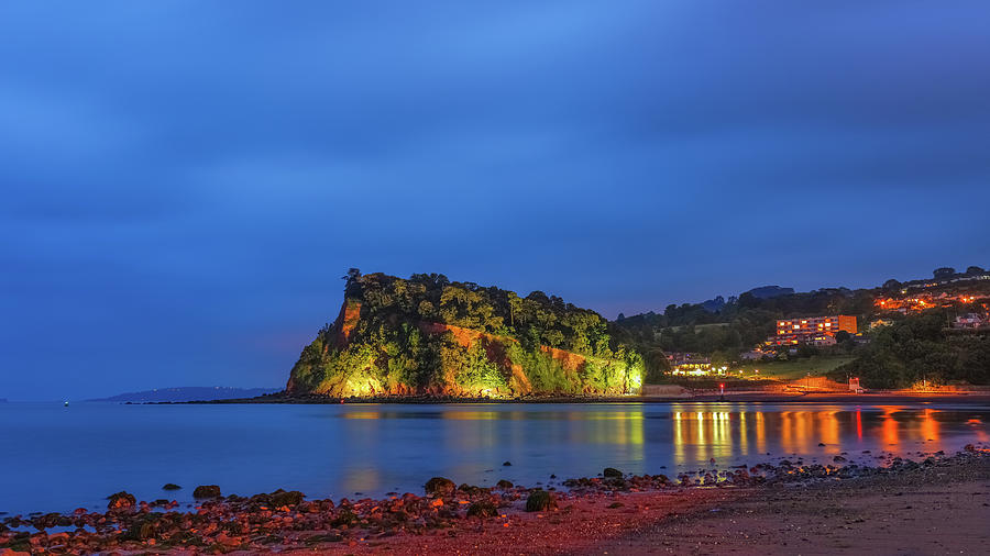 Ness Photograph - The Ness, lit up at night. by A J Paul Ness Photograph - The Ness, lit up at night. by A J Paul