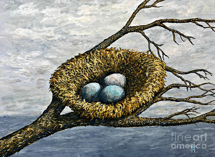 The Nest Painting by Richard Wandell