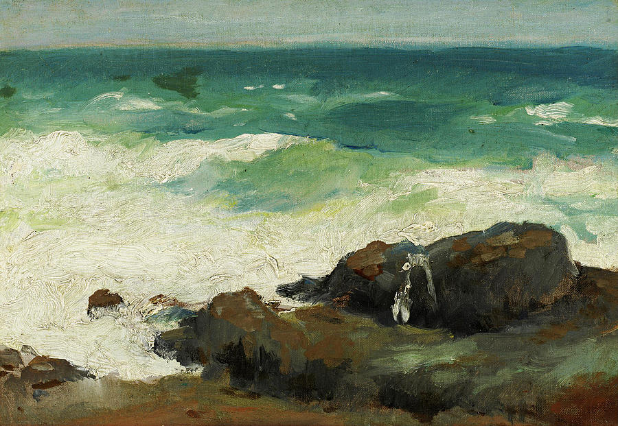 The New England Coast Painting by Frank Duveneck